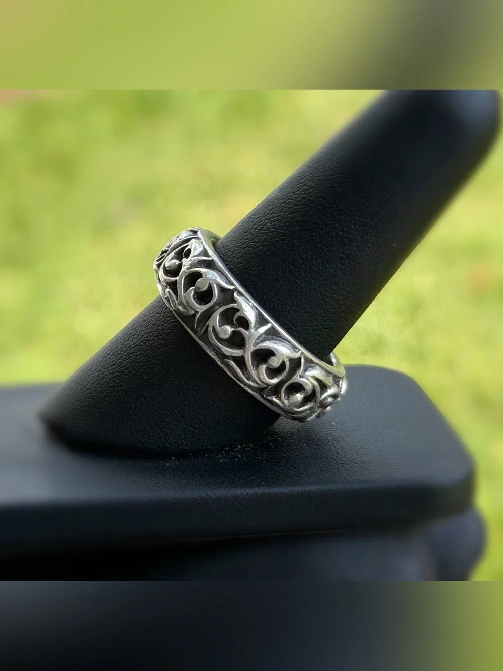 CHROME HEARTS CH Eternity Vine Ring SZ 10.75